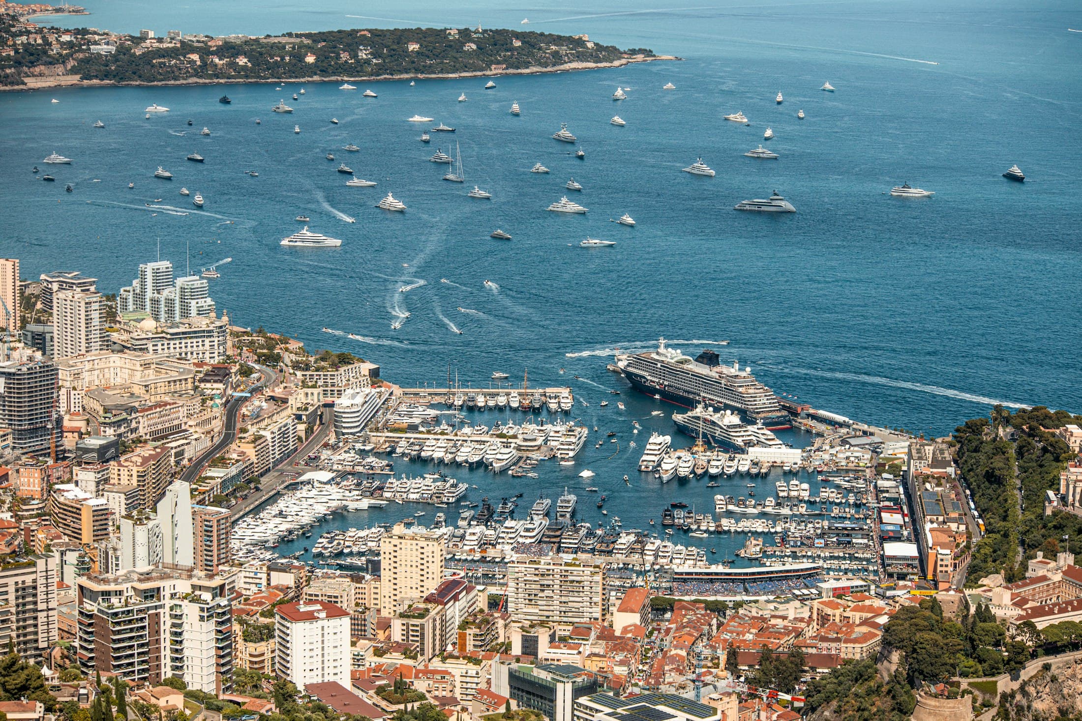 Monaco and its harbour